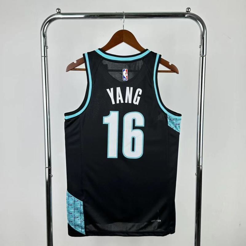 2026 NBA Portland Trail Blazers 16 YANG Basketball Jersey