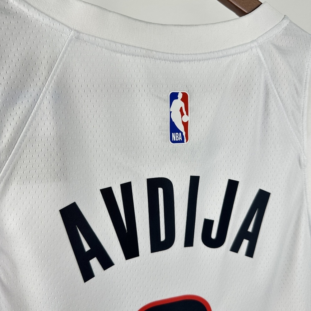 2026 NBA Portland Trail Blazers 8 AVDIJA Basketball Jersey