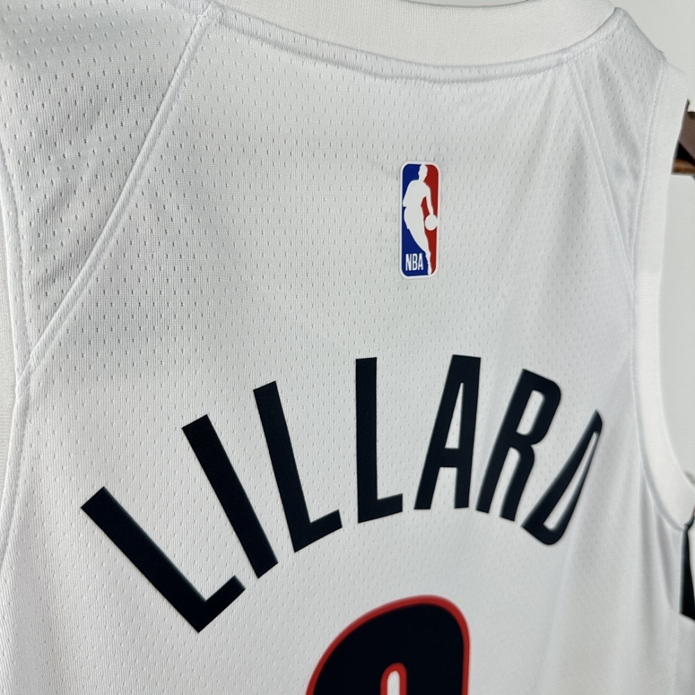 2026 NBA Portland Trail Blazers 0 LILLARD Basketball Jersey
