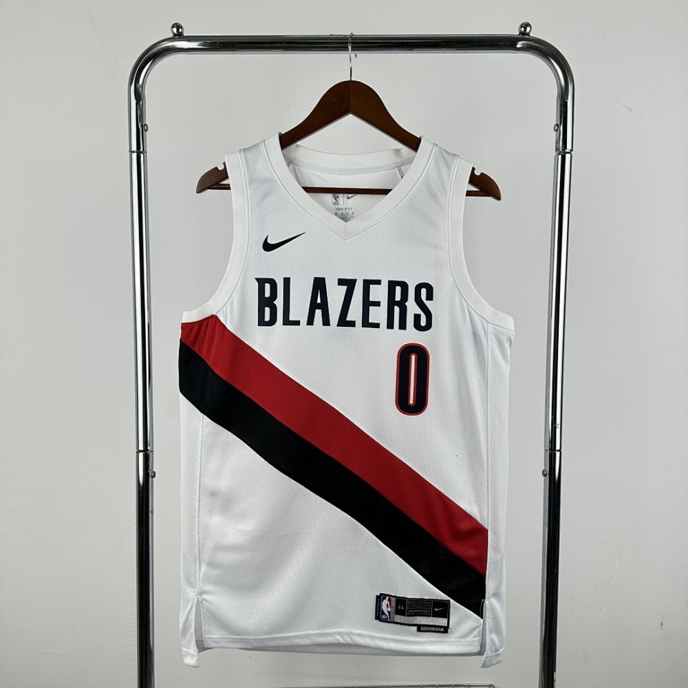 2026 NBA Portland Trail Blazers 0 LILLARD Basketball Jersey