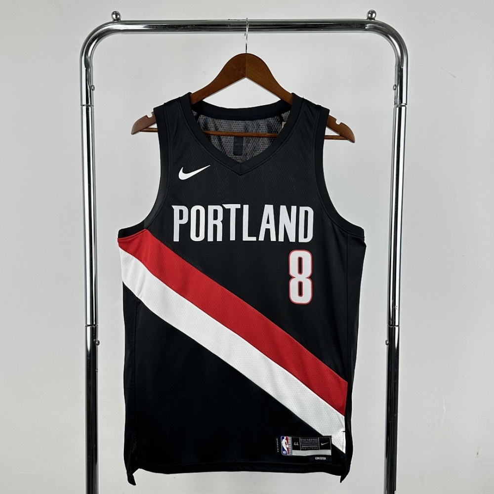 2026 NBA Portland Trail Blazers 8 AVDIJA Basketball Jersey