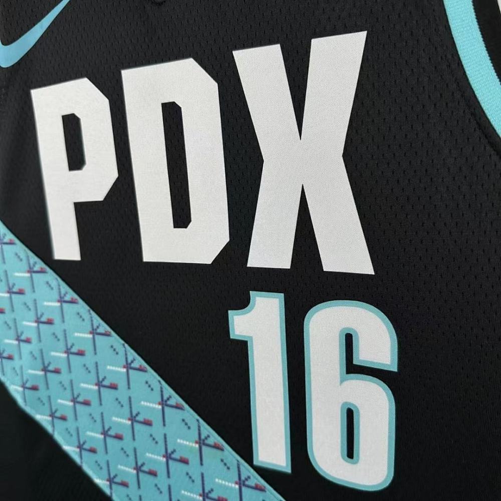2026 NBA Portland Trail Blazers 16 YANG Basketball Jersey