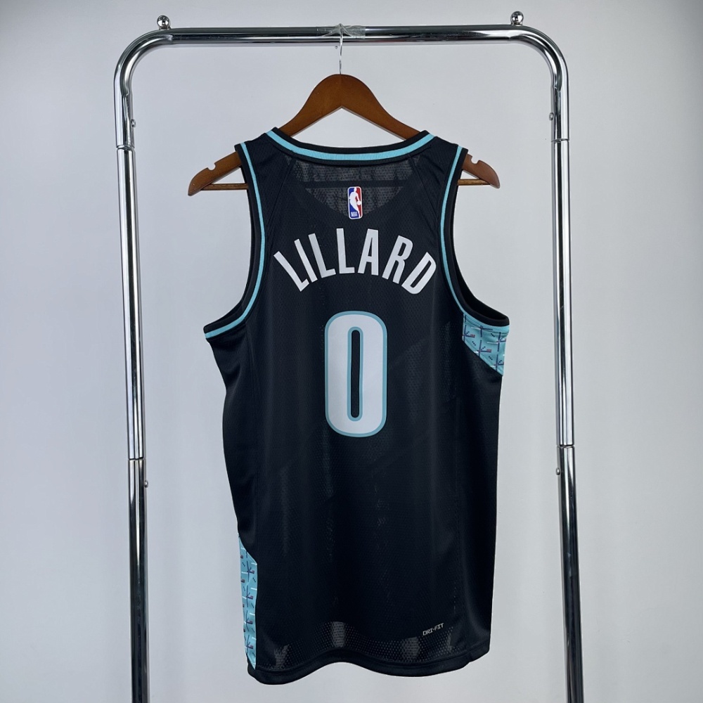 2026 NBA Portland Trail Blazers 0 LILLARD Basketball Jersey