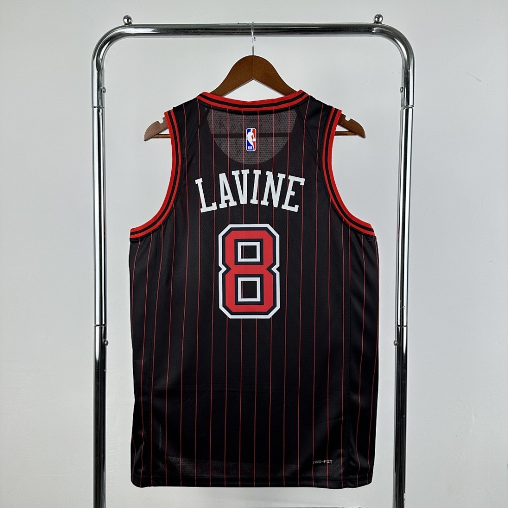 2026 NBA Chicago Bulls 8 LAVINE Basketball Jersey