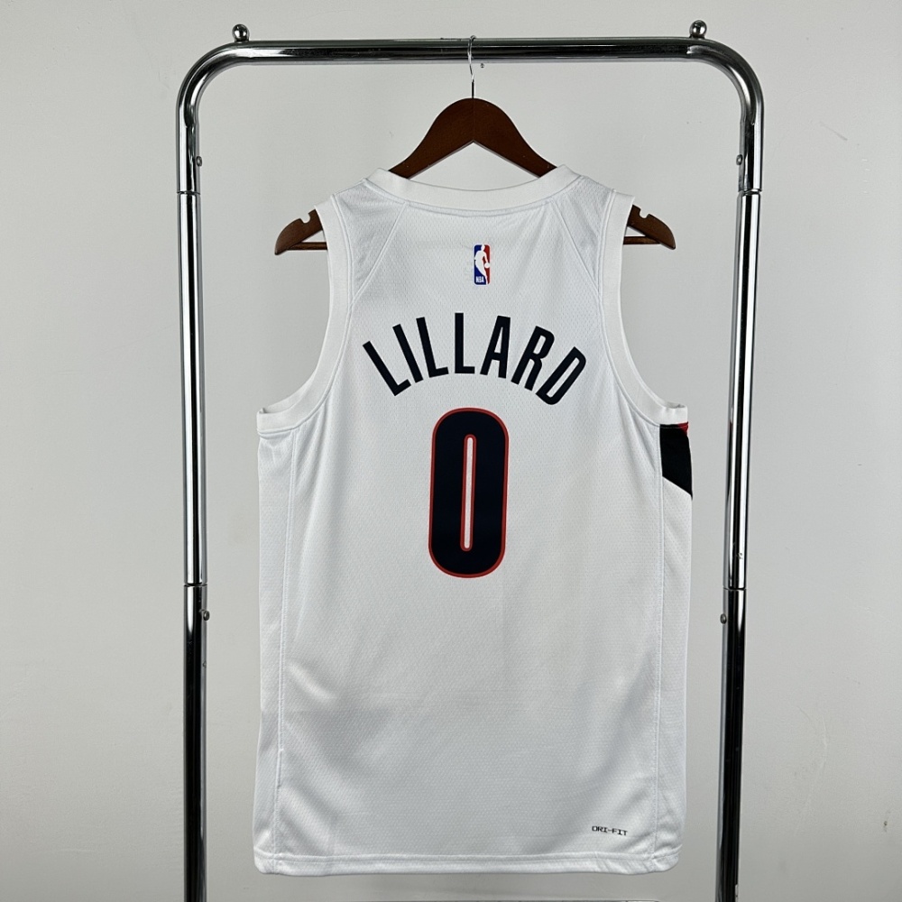 2026 NBA Portland Trail Blazers 0 LILLARD Basketball Jersey