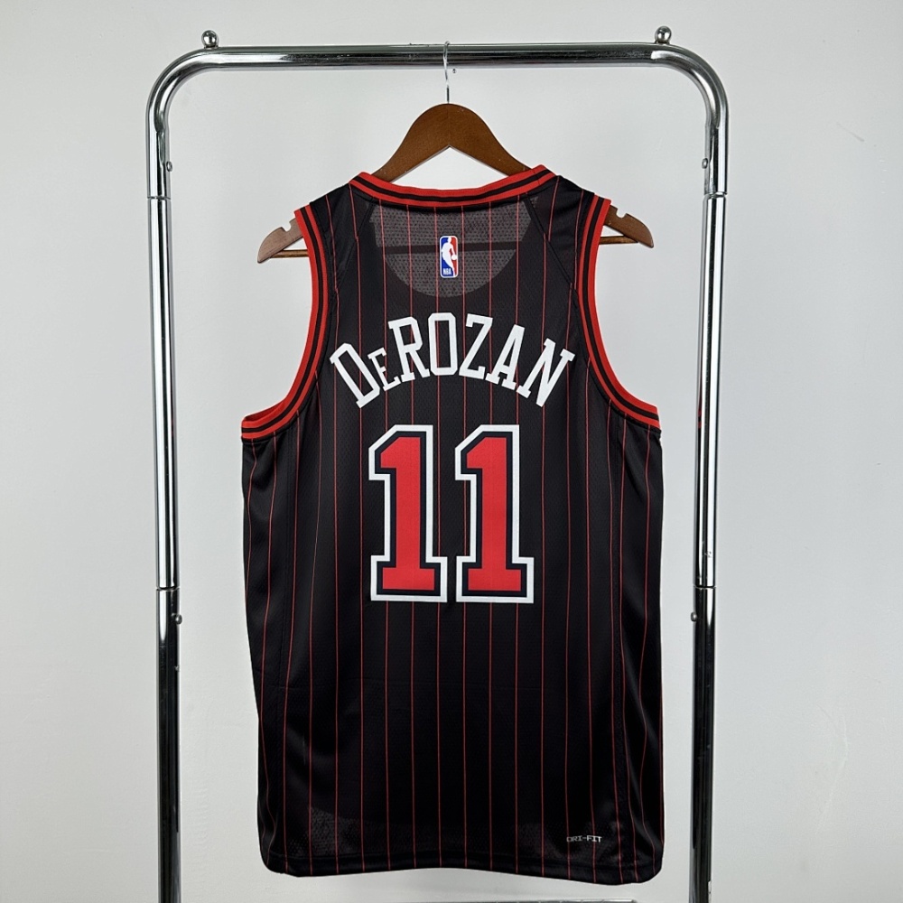 2026 NBA Chicago Bulls 11 DEROZAN Basketball Jersey