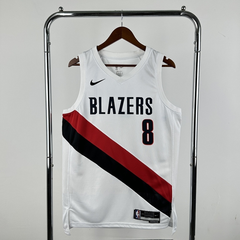 2026 NBA Portland Trail Blazers 8 AVDIJA Basketball Jersey