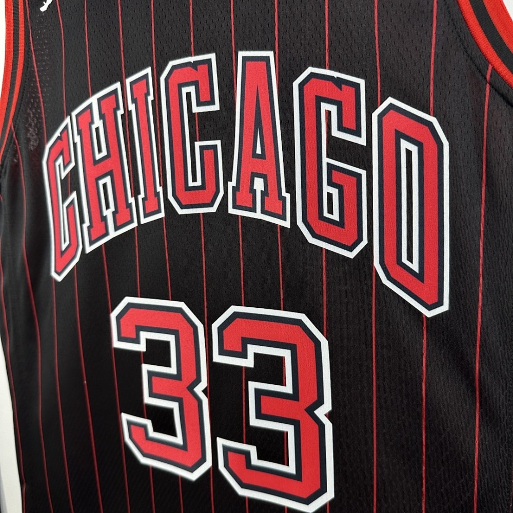 2026 NBA Chicago Bulls 33 PIPPEN Basketball Jersey