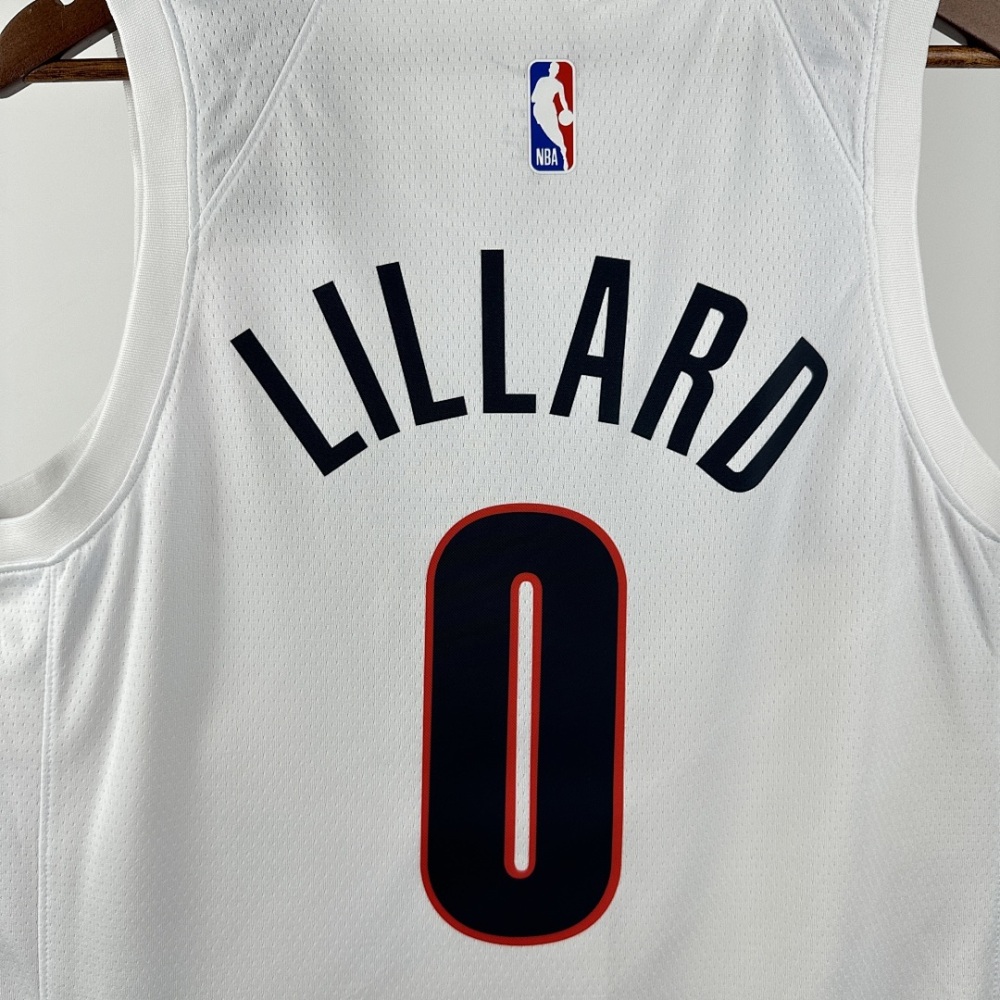 2026 NBA Portland Trail Blazers 0 LILLARD Basketball Jersey