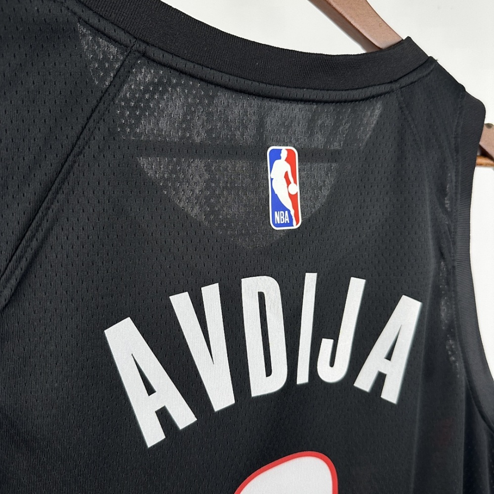 2026 NBA Portland Trail Blazers 8 AVDIJA Basketball Jersey