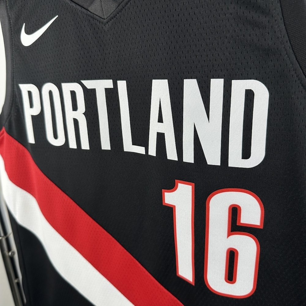 2026 NBA Portland Trail Blazers 16 YANG Basketball Jersey