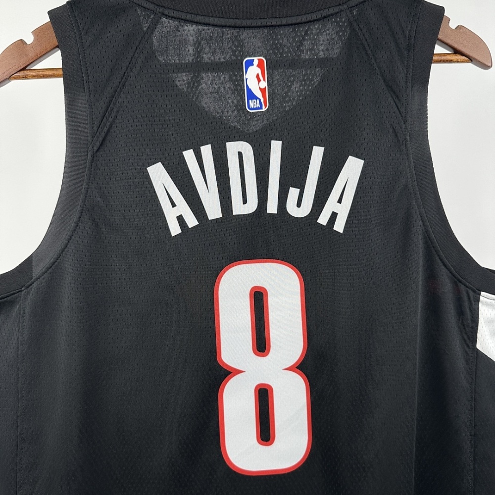 2026 NBA Portland Trail Blazers 8 AVDIJA Basketball Jersey