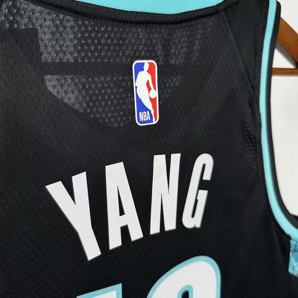 2026 NBA Portland Trail Blazers 16 YANG Basketball Jersey