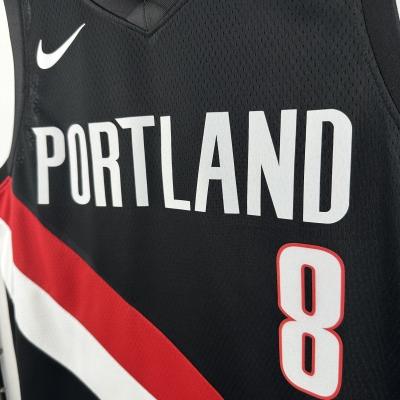 2026 NBA Portland Trail Blazers 8 AVDIJA Basketball Jersey