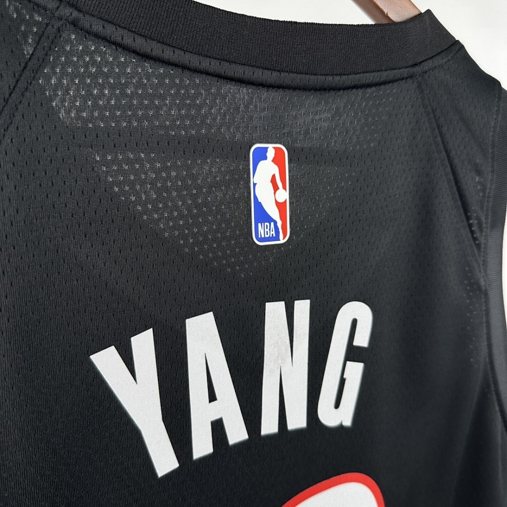 2026 NBA Portland Trail Blazers 16 YANG Basketball Jersey