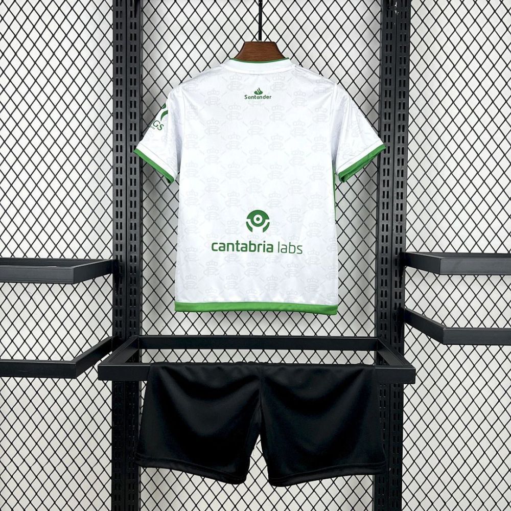 2025-26 Racing Santander Home Kids football jersey