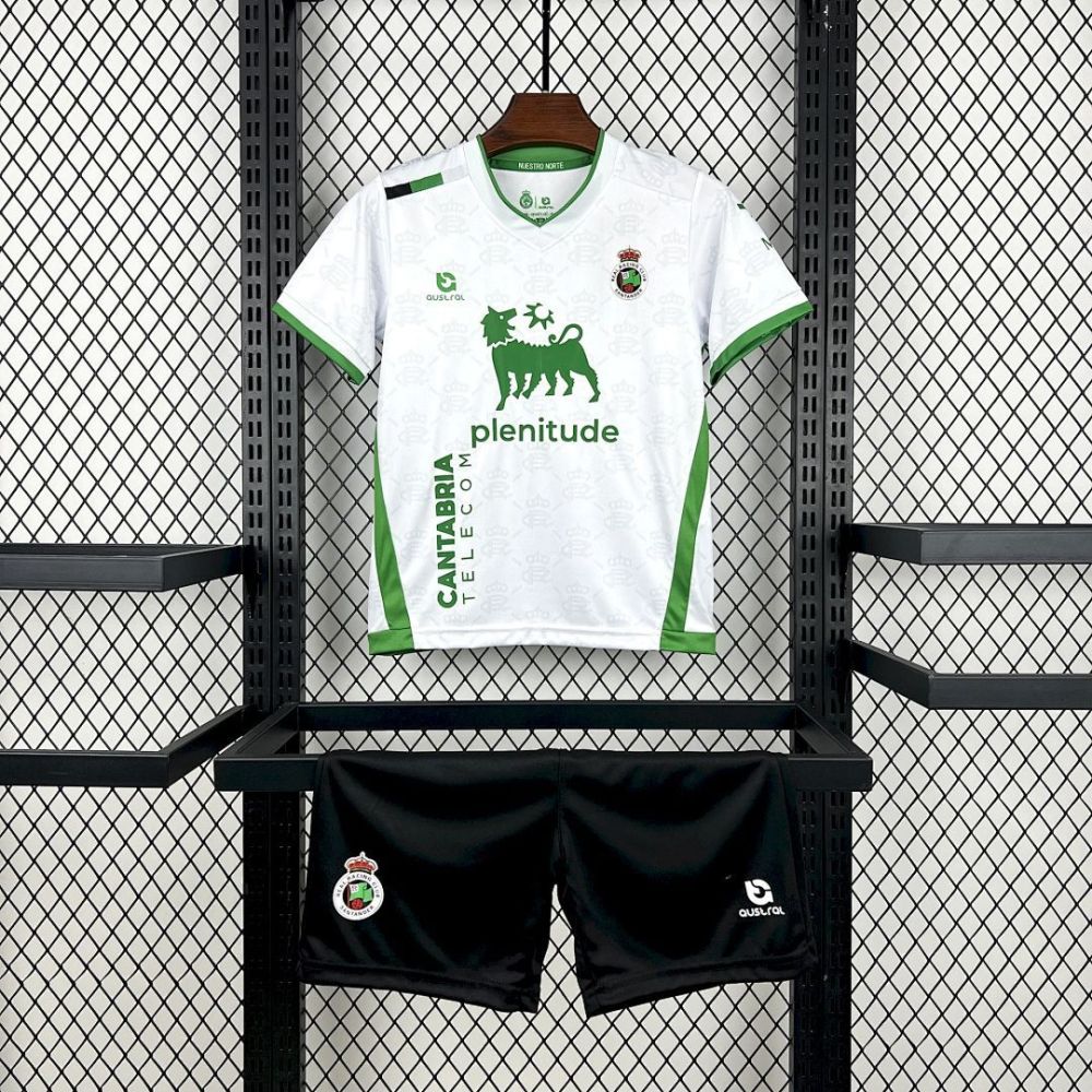 2025-26 Racing Santander Home Kids football jersey