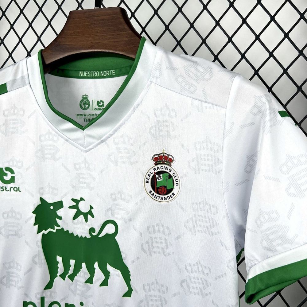 2025-26 Racing Santander Home Kids football jersey