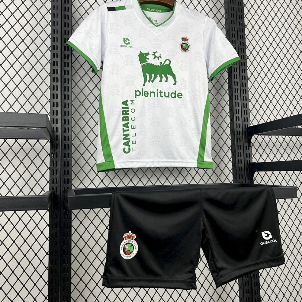 2025-26 Racing Santander Home Kids football jersey