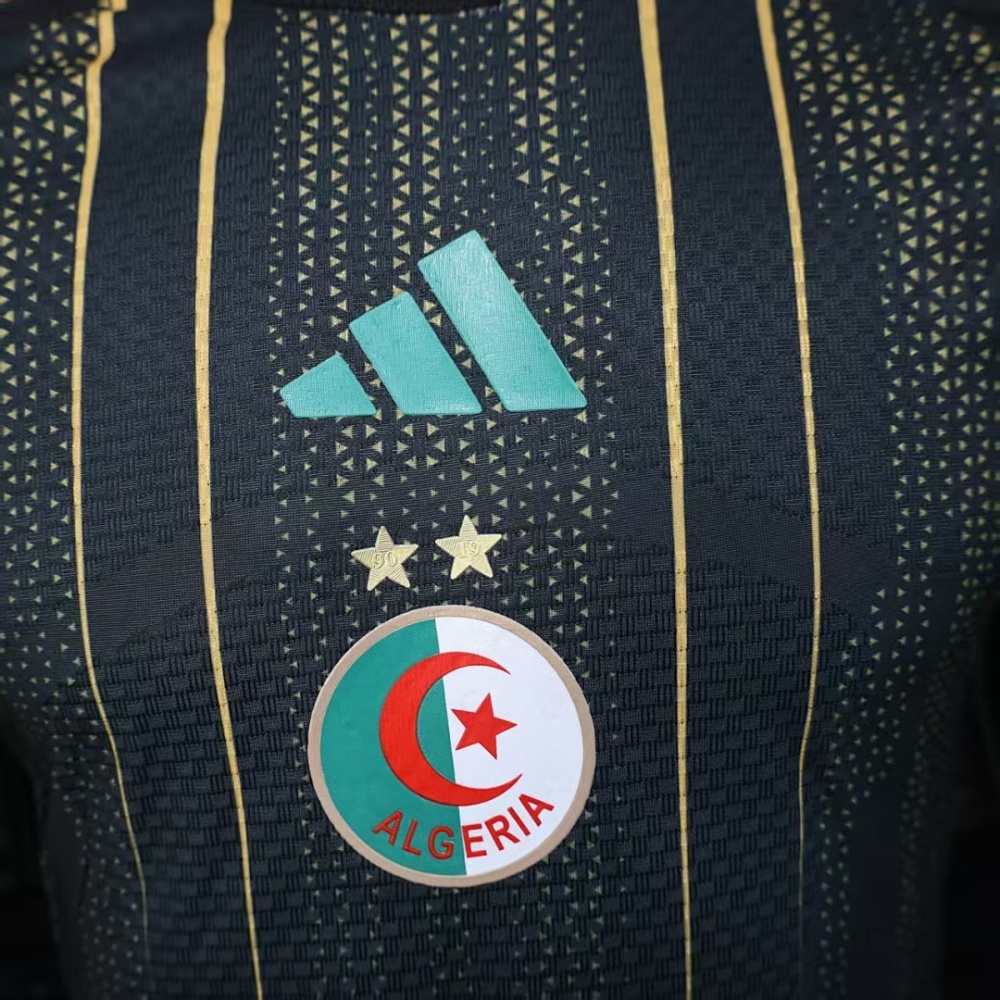 Player 2026 Algeria black Football jersey