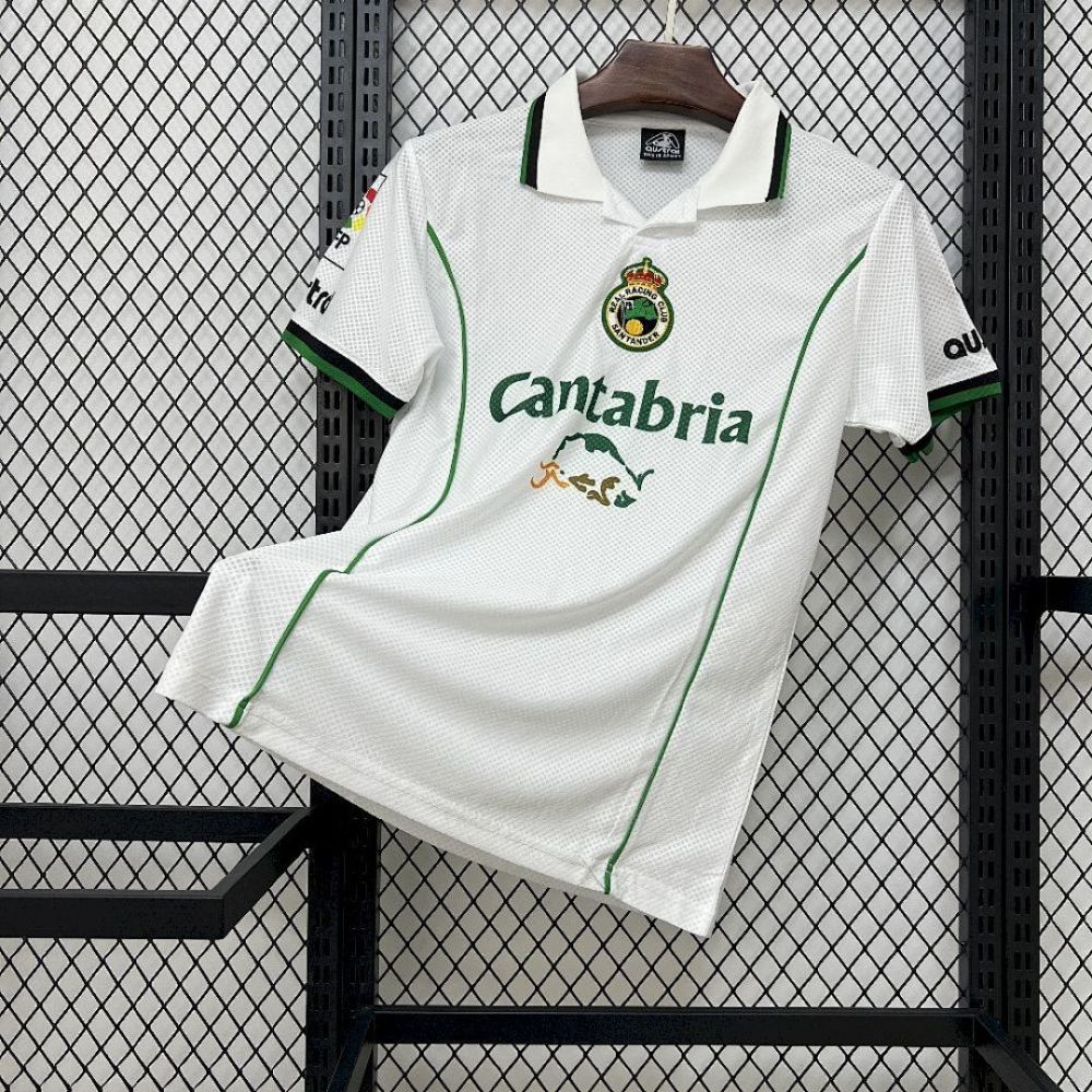 Retro 1998-99 Racing Santander Home football jersey