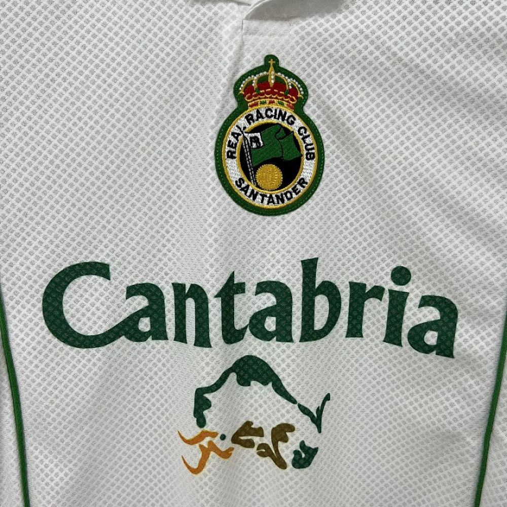 Retro 1998-99 Racing Santander Home football jersey