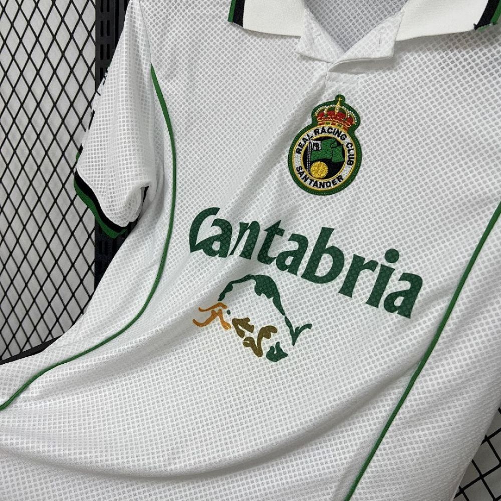 Retro 1998-99 Racing Santander Home football jersey