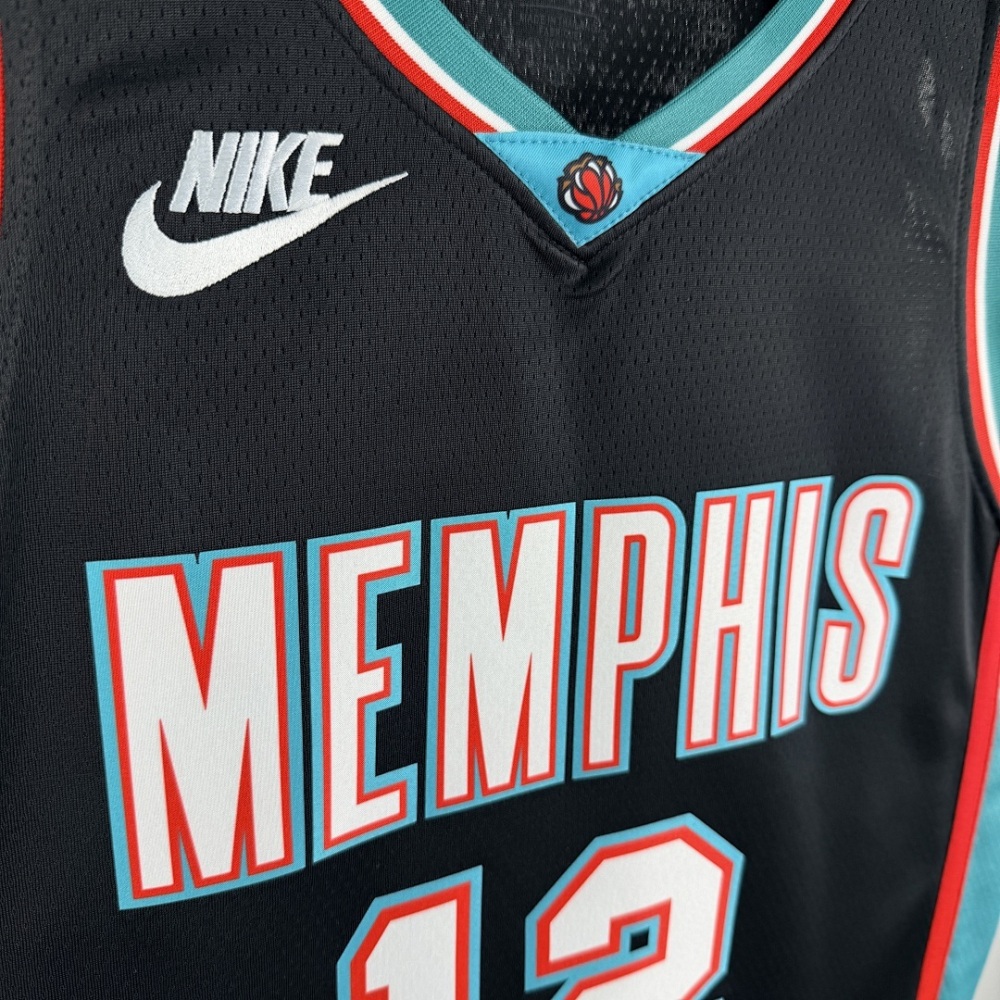 2026 NBA Memphis Grizzlies 12 MORANT Basketball Jersey