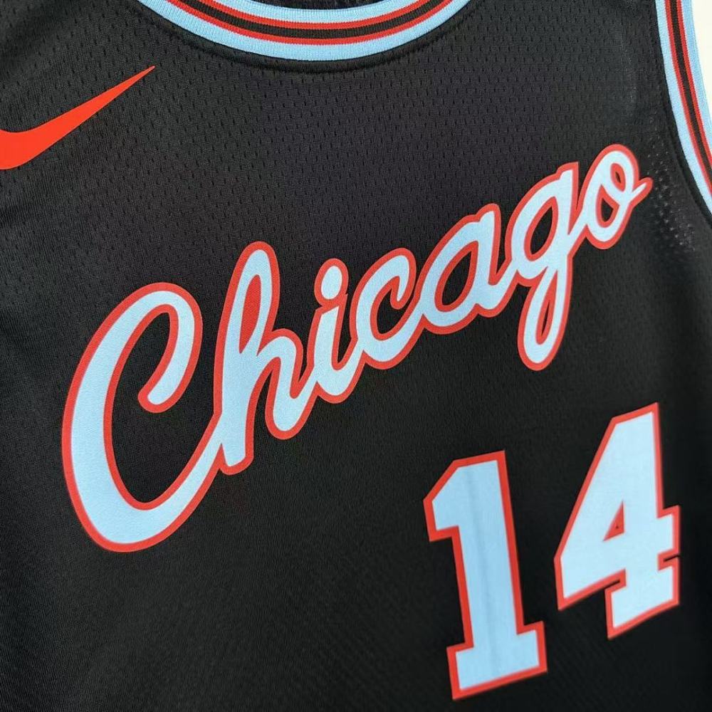 2026 NBA Chicago Bulls 14 BUZELIS Basketball Jersey