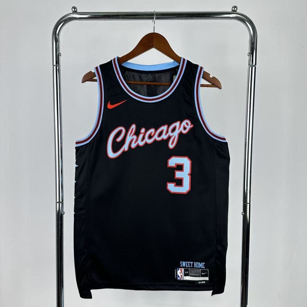 2026 NBA Chicago Bulls 3 GIDDEY Basketball Jersey