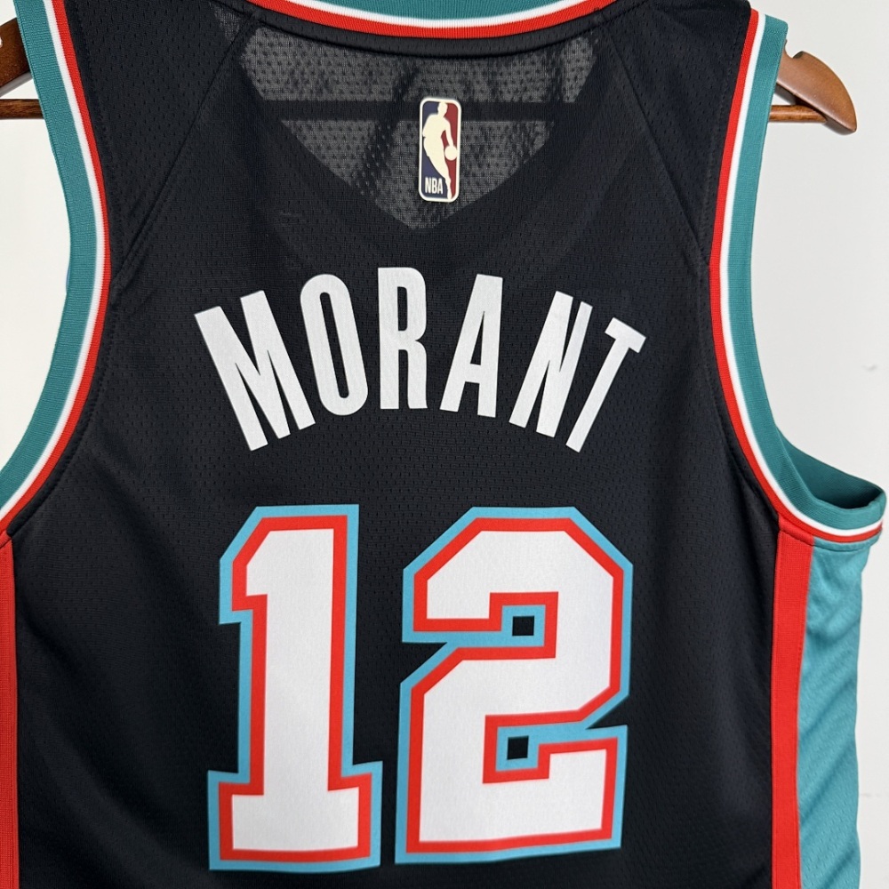 2026 NBA Memphis Grizzlies 12 MORANT Basketball Jersey