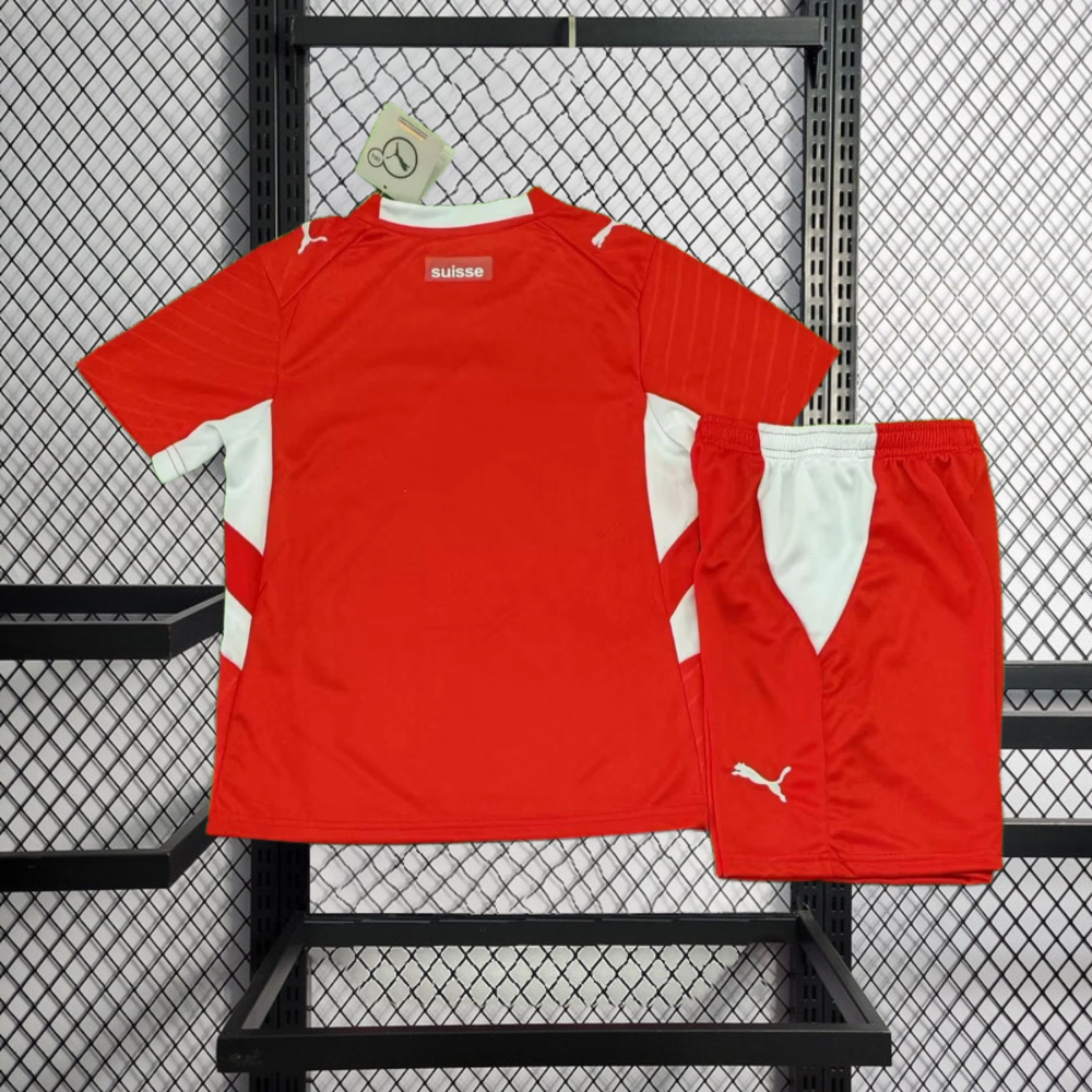 2026 Switzerland Home kids Football jersey