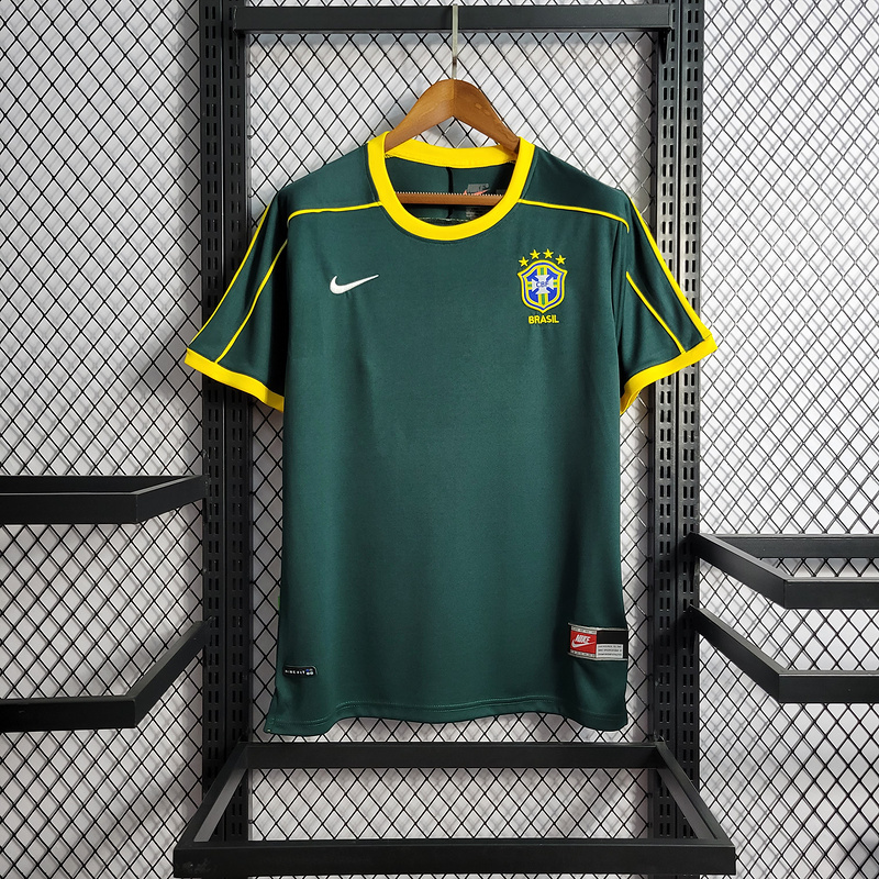 Retro 1998 Brazil retro Goalkeeper  Football jersey