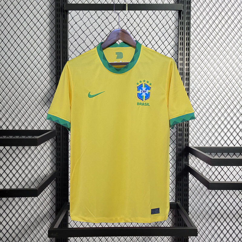 Retro 2020-21 Brazil Home Retro Football jersey