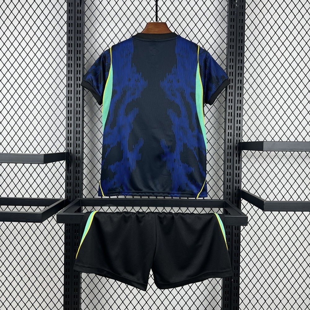 2026 Brazil Away kids Football jersey