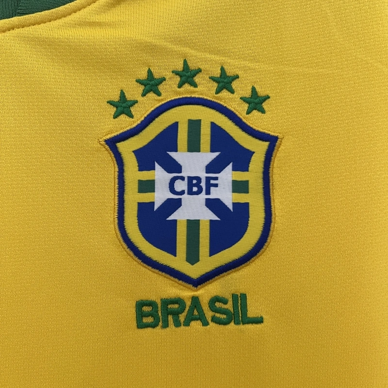 Retro 2010 Brazil Home Retro football jersey