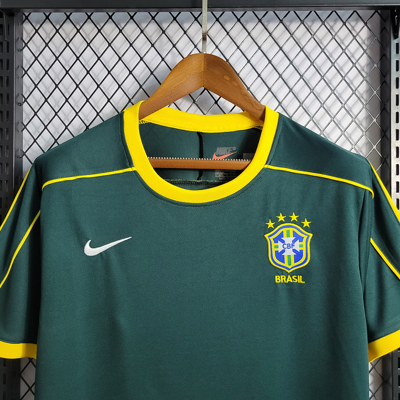Retro 1998 Brazil retro Goalkeeper  Football jersey