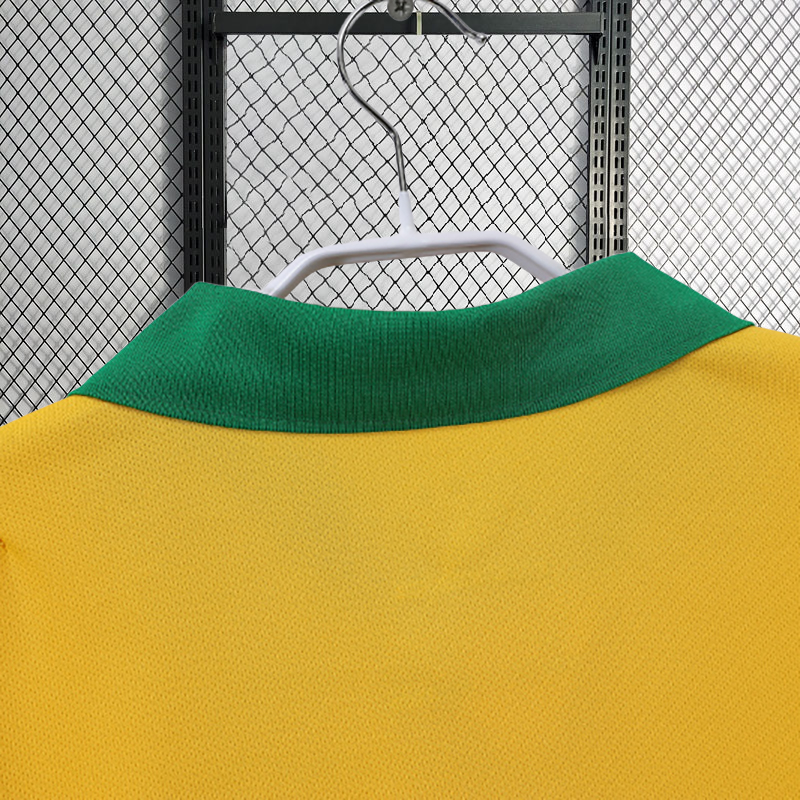 Retro 2013 Brazil Home Retro Football jersey