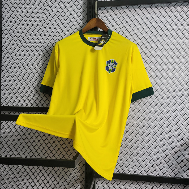 Retro 1970 brazil home retro Football jersey
