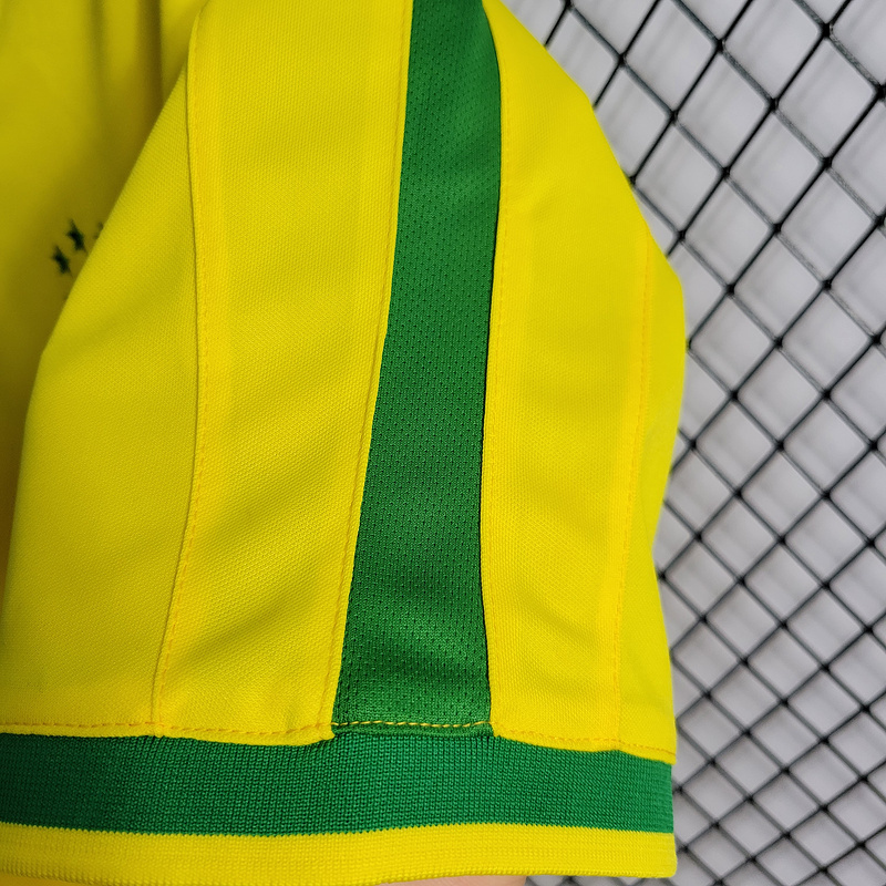 Retro 1997 Brazil hoem retro Football jersey
