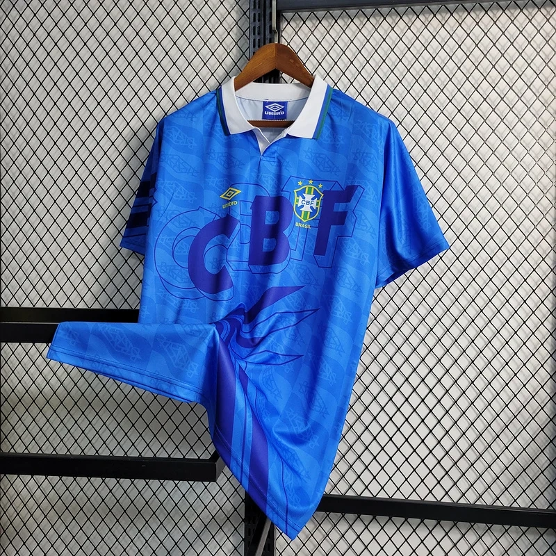 Retro 1992 Brazil away retro Football jersey