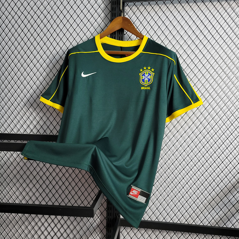 Retro 1998 Brazil retro Goalkeeper  Football jersey