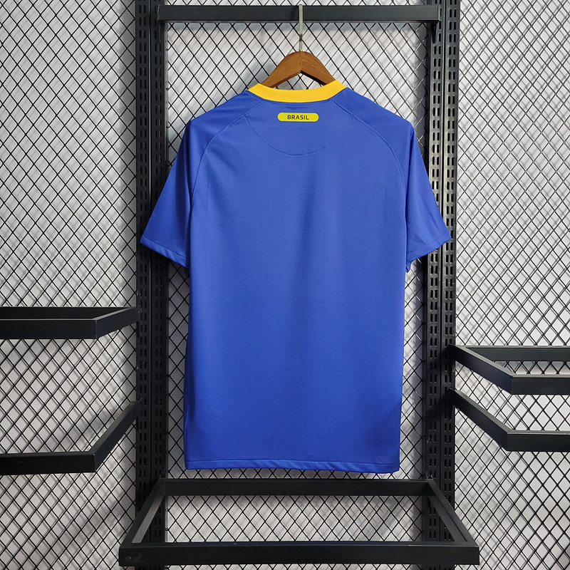 Retro 2010 Brazil away KAKA PATO ROBINHO LUCIO DAVID LUIZ Football jersey retro