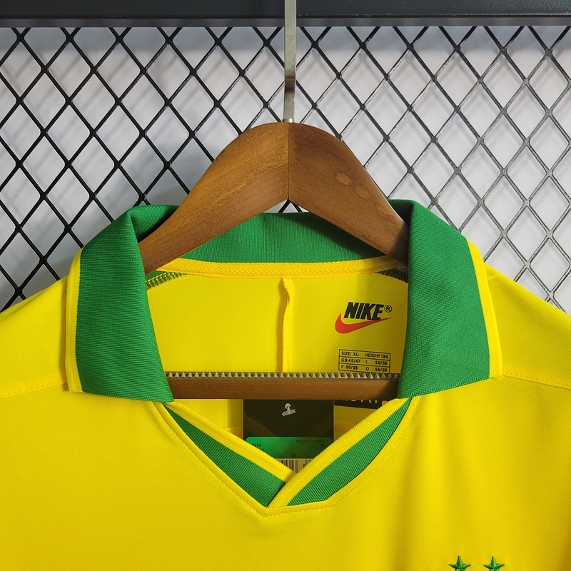 Retro 1997 Brazil hoem retro Football jersey