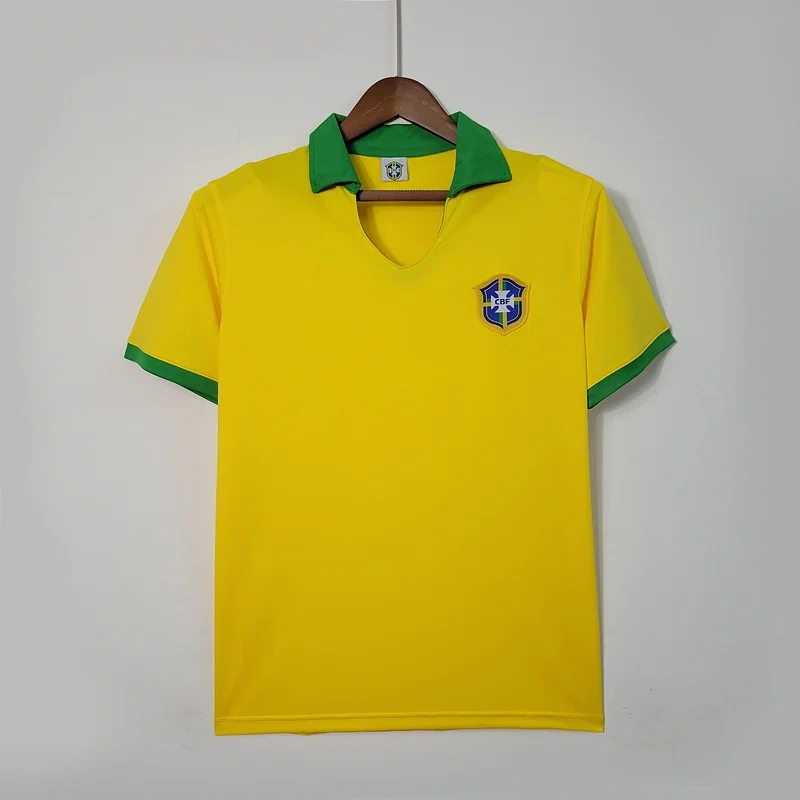 Retro 1958 Brazil home retro Football jersey