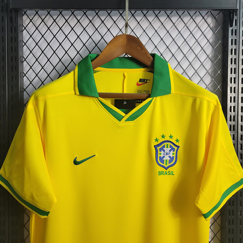 Retro 1997 Brazil hoem retro Football jersey