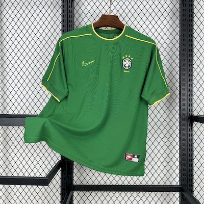 Retro 1998 Brazil retro Goalkeeper Football jersey
