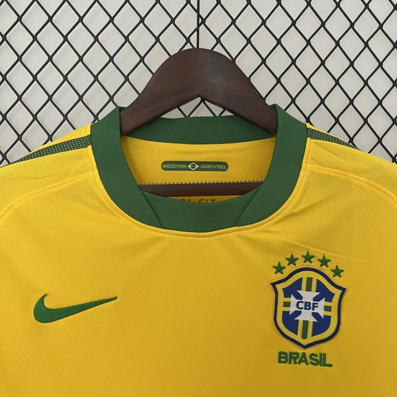 Retro 2010 Brazil Home Retro football jersey