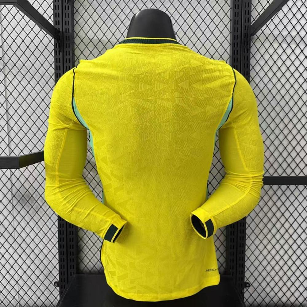 Player 2026 Brazil Home Long sleeves Football jersey