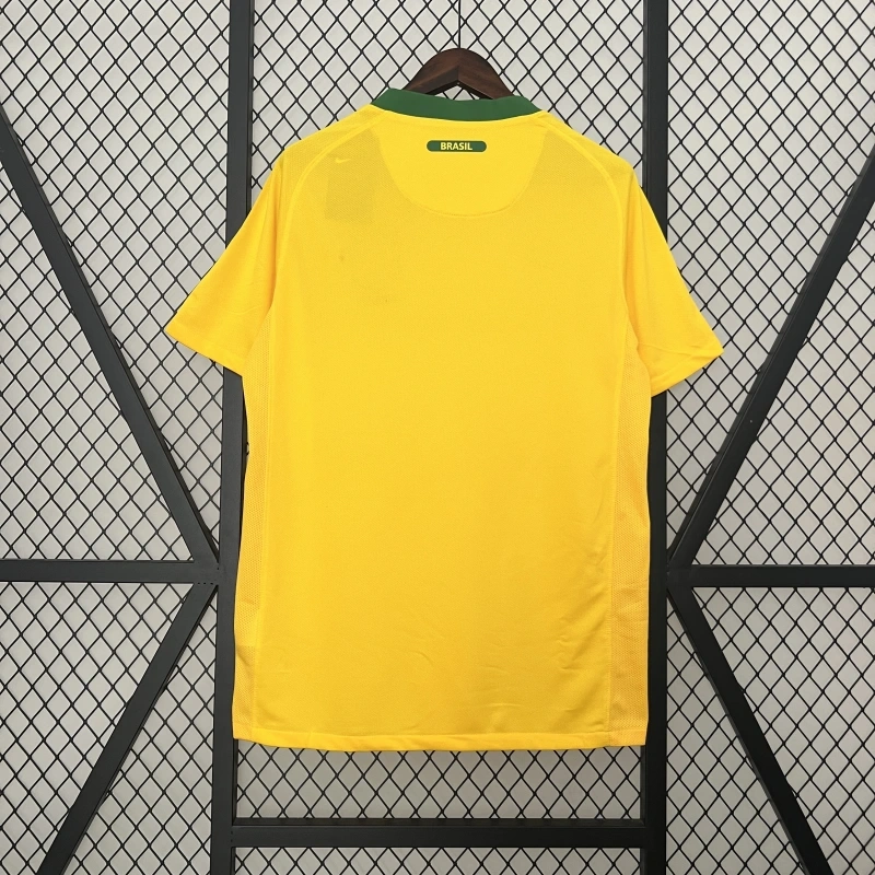 Retro 2010 Brazil Home Retro football jersey